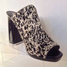 NEW Authentic REED KRAKOFF Black White Splatter Calf Hair Mules (Size 36) - $695
