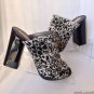 NEW Authentic REED KRAKOFF Black White Splatter Calf Hair Mules (Size 36) - $695