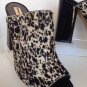 NEW Authentic REED KRAKOFF Black White Splatter Calf Hair Mules (Size 36) - $695