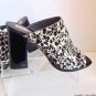NEW Authentic REED KRAKOFF Black White Splatter Calf Hair Mules (Size 36) - $695