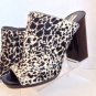 NEW Authentic REED KRAKOFF Black White Splatter Calf Hair Mules (Size 36) - $695
