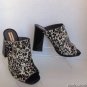 NEW Authentic REED KRAKOFF Black White Splatter Calf Hair Mules (Size 36) - $695