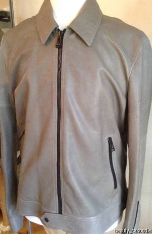 NEW Authentic BELSTAFF Men's Leather Jacket (Size 56 IT/46 US) - MSRP $2,595.00!