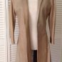 NEW Authentic PAUW AMSTERDAM Lambskin Beige Leather Jacket (Size 3)-MSRP $1,725