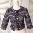 NWT Lilly Pulitzer. Hagen Jacket Navy Boucle  (Size 2) - MSRP $278.00