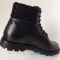 NEW Authentic GUCCI Black Leather & Suede Lace-Up Ankle Boots (Size 37.5)