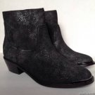 NEW ABS by Allen Schwartz Black/Silver Perisphone Suede Ankle Boots (Size 6 M)