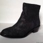 NEW ABS by Allen Schwartz Black/Silver Perisphone Suede Ankle Boots (Size 6 M)
