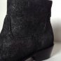 NEW ABS by Allen Schwartz Black/Silver Perisphone Suede Ankle Boots (Size 6 M)