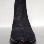 NEW ABS by Allen Schwartz Black/Silver Perisphone Suede Ankle Boots (Size 6 M)