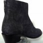 NEW ABS by Allen Schwartz Black/Silver Perisphone Suede Ankle Boots (Size 6 M)