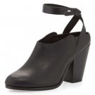 NEW Authentic RAG & BONE Kenny Leather Ankle Strap Slide, Black - MSRP $450.00!