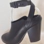 NEW Authentic RAG & BONE Kenny Leather Ankle Strap Slide, Black - MSRP $450.00!