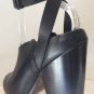NEW Authentic RAG & BONE Kenny Leather Ankle Strap Slide, Black - MSRP $450.00!