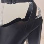 NEW Authentic RAG & BONE Kenny Leather Ankle Strap Slide, Black - MSRP $450.00!