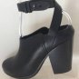 NEW Authentic RAG & BONE Kenny Leather Ankle Strap Slide, Black - MSRP $450.00!