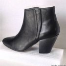 NEW Authentic ASH Black Olivia Leather Ankle Boots (Size 10) - MSRP $258.00!