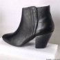 NEW Authentic ASH Black Olivia Leather Ankle Boots (Size 10) - MSRP $258.00!