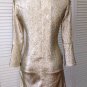 NEW Authentic STELLA MCCARTNEY Goldtone Lam&Atilde;&copy; Dress (Size 38) - MSRP $1,320.00!