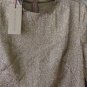 NEW Authentic STELLA MCCARTNEY Goldtone Lamé Dress (Size 38) - MSRP $1,320.00!