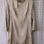 NEW Authentic STELLA MCCARTNEY Goldtone Lamé Dress (Size 38) - MSRP $1,320.00!