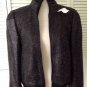 NEW Authentic ALICE + OLIVIA Black Jaqueline Faux Fur Lined Jacket (Size L)