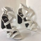 NEW SHELLYS LONDON Coessa White Sandals - MSRP $120.00!