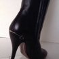 NEW Authentic GUCCI Charlotte Black Leather Zipper Detail Ankle Boots (Size 37)