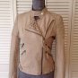 NEW Authentic ALICE + OLIVIA Beige Pyramid Studded Lined Jacket (Size M)
