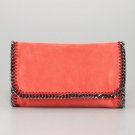 NEW Authentic STELLA MCCARTNEY Falabella Faux-Leather Fold-Over Clutch Bag