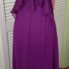 NEW OSCAR de la RENTA Long Cascading Purple Ruffle Gown (Size L) - MSRP $79.00!