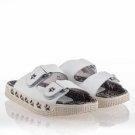 NEW ASH Kab Platform Sandals in White/Roccia