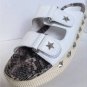 NEW ASH Kab Platform Sandals in White/Roccia