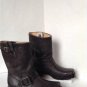 NEW Frye "Heath Skull Engineer" Black Leather Biker Boot (Size 6.5) - MSRP $348