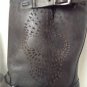 NEW Frye "Heath Skull Engineer" Black Leather Biker Boot (Size 6.5) - MSRP $348