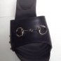 NEW GUCCI Black Leather Horsebit Wooden Platform Clog Sandals (Size 35) - $595