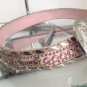 NEW Authentic KIPPY'S Light Pink Rose Swarovski Crystal Western Belt (Size 32)