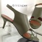 NEW GIVENCHY Lucrezias Leather & Patent Leather Slingback Sandals (Size 38)