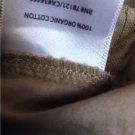 NEW "Eileen Fisher"Khaki" Colored 100% Organic Cotton Easy Zip Pants (Size S)