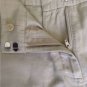 NEW "Eileen Fisher"Khaki" Colored 100% Organic Cotton Easy Zip Pants (Size S)