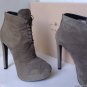 NEW Authentic PRADA Suede Lace-Up Ankle Boots (Size 37) - MSRP $665.00!