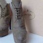 NEW Authentic PRADA Suede Lace-Up Ankle Boots (Size 37) - MSRP $665.00!