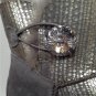 NEW Authentic UGG AUSTRALIA Mini Bailey Button Bling Boots, Gray/Silver (Size 8)