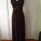 NEW Lets Fashion Brown/Chocolate Gown (Size Small)