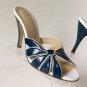 NEW Authentic MARCHEZ VOUS Mena Sandals, Navy Cork/White Nappa (Sizes 8 & 9 )