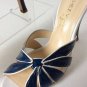 NEW Authentic MARCHEZ VOUS Mena Sandals, Navy Cork/White Nappa (Sizes 8 & 9 )