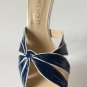 NEW Authentic MARCHEZ VOUS Mena Sandals, Navy Cork/White Nappa (Sizes 8 & 9 )