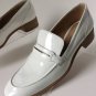 NEW SALVATORE FERRAGAMTO Reed White Patent Leather Loafers (Size 11 B) - $550!