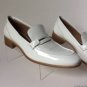 NEW SALVATORE FERRAGAMTO Reed White Patent Leather Loafers (Size 11 B) - $550!