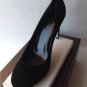 NEW Authentic GUCCI Goldie Black Suede Round Toe Platform Pumps (Size 37.5)